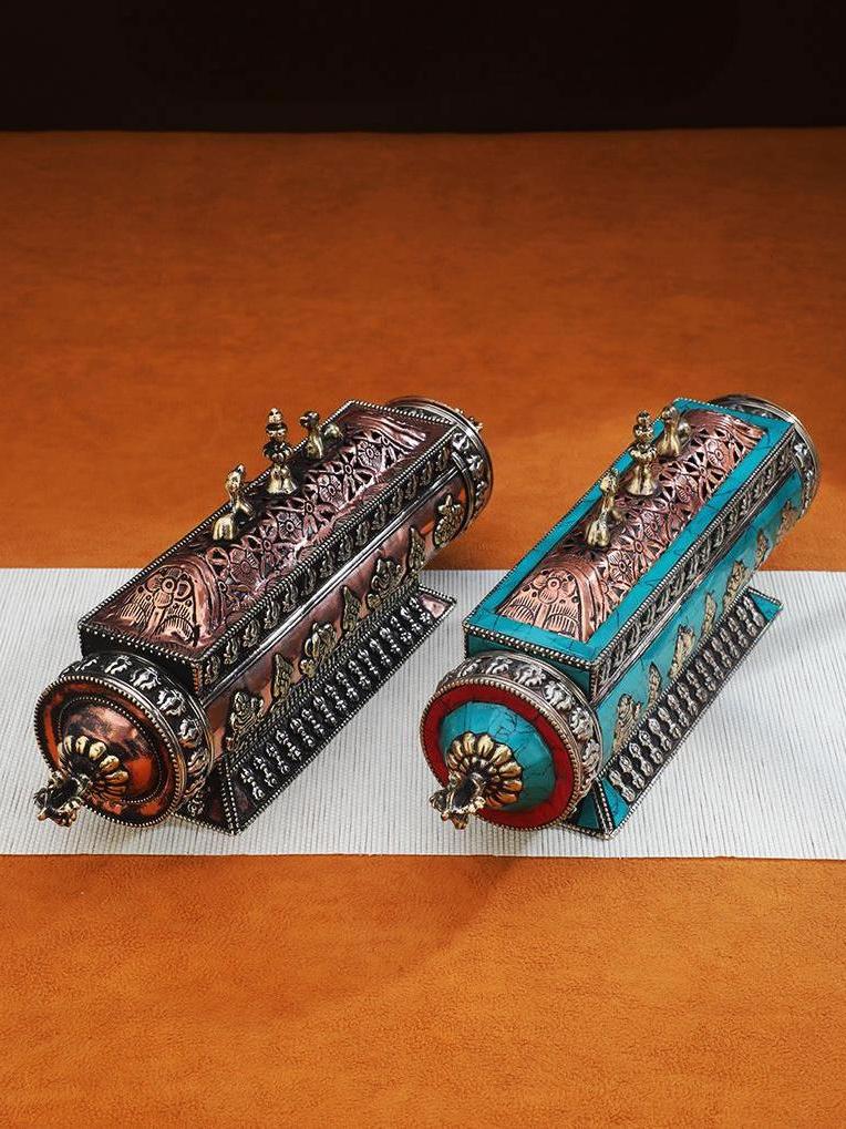 Antique Copper Tibetan Incense Burner