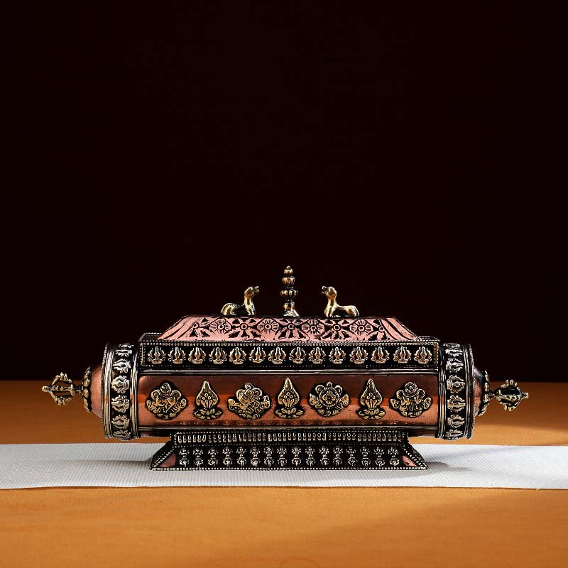 Antique Copper Tibetan Incense Burner