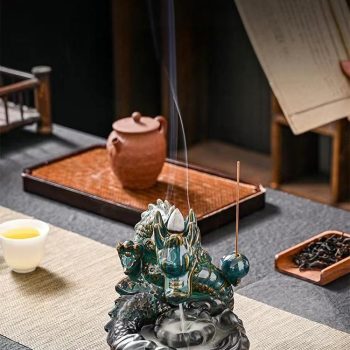 Chinese Dragon Backflow Incense Burner