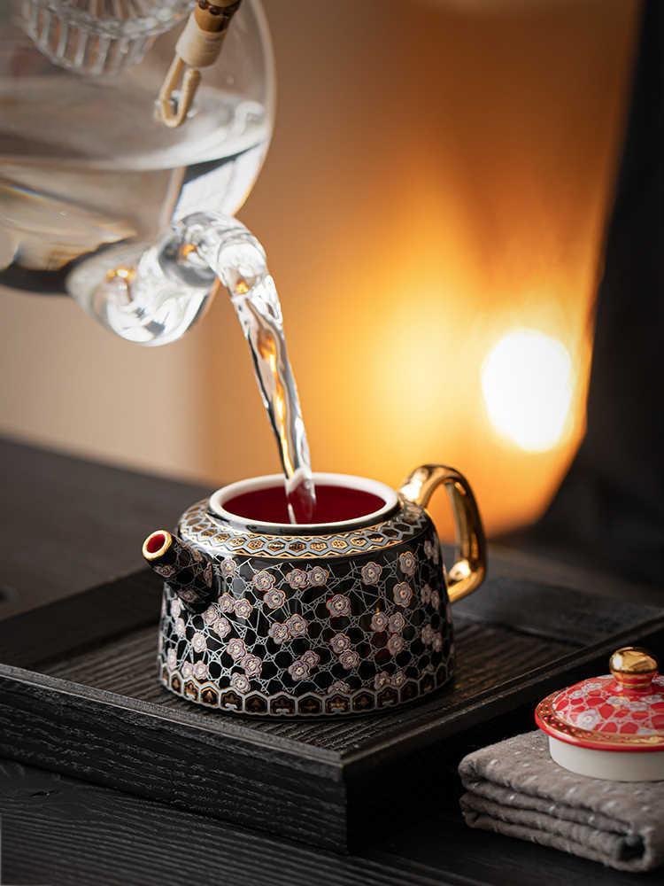 Exquisite Cloisonné Tea Set