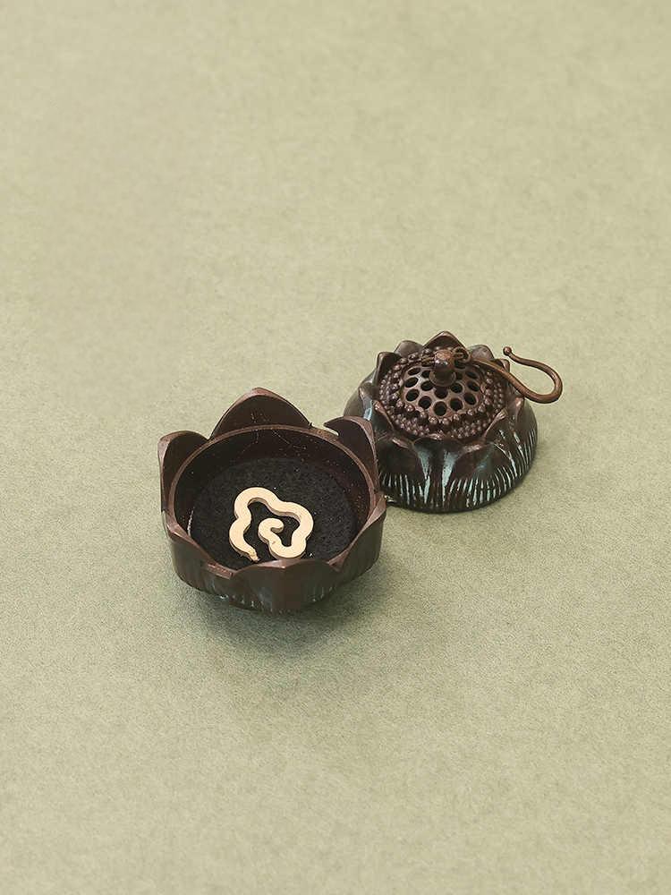 Vintage Hanging Lotus Flower Incense Burner