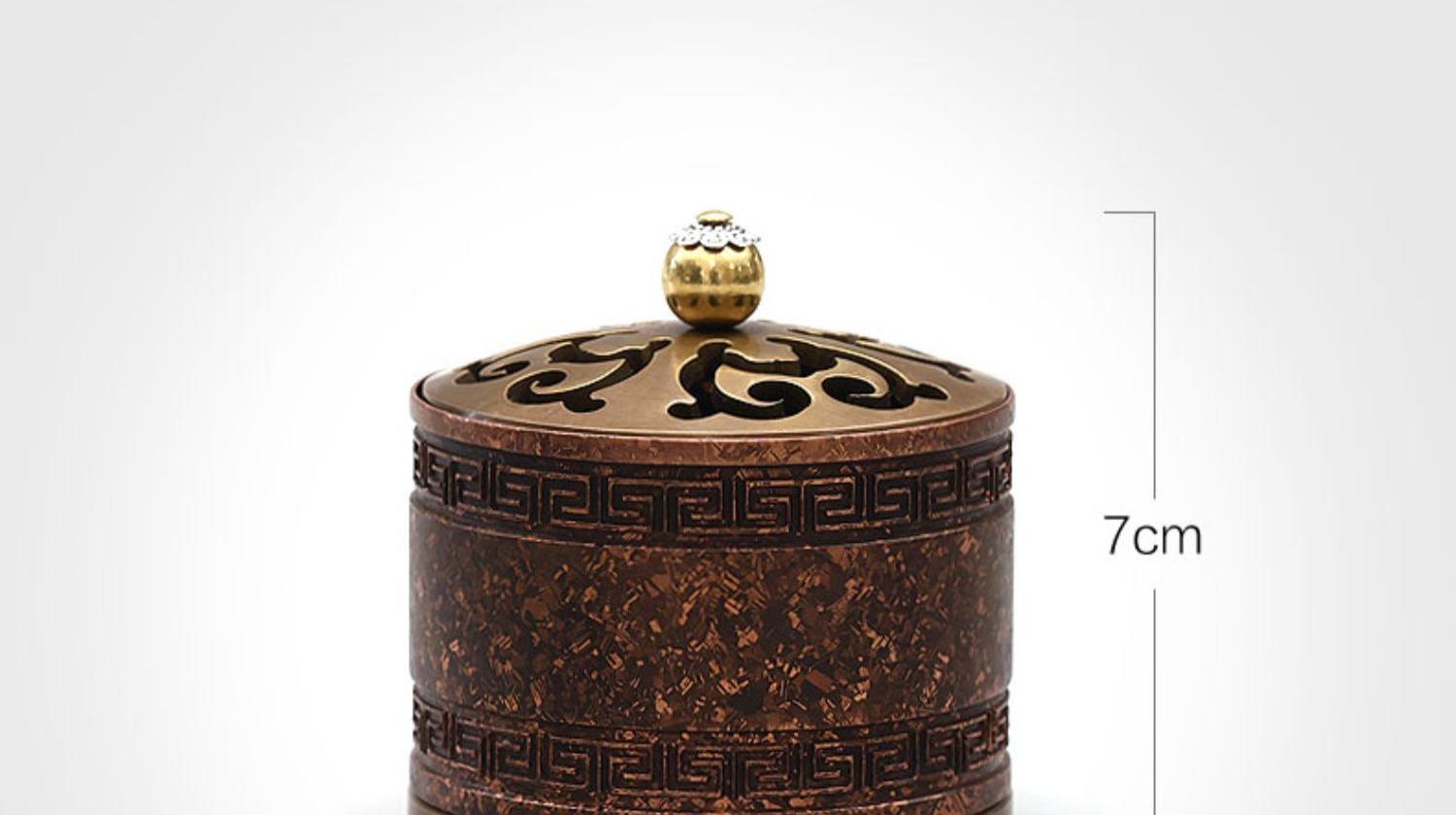 Yunnan Batik Bronze Incense Burner