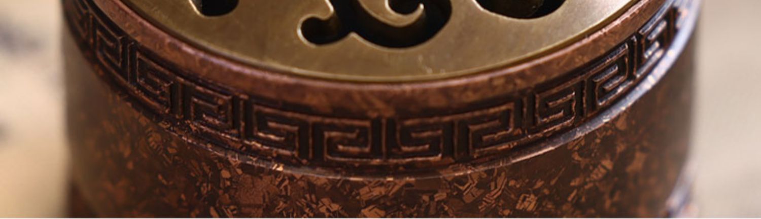 Yunnan Batik Bronze Incense Burner