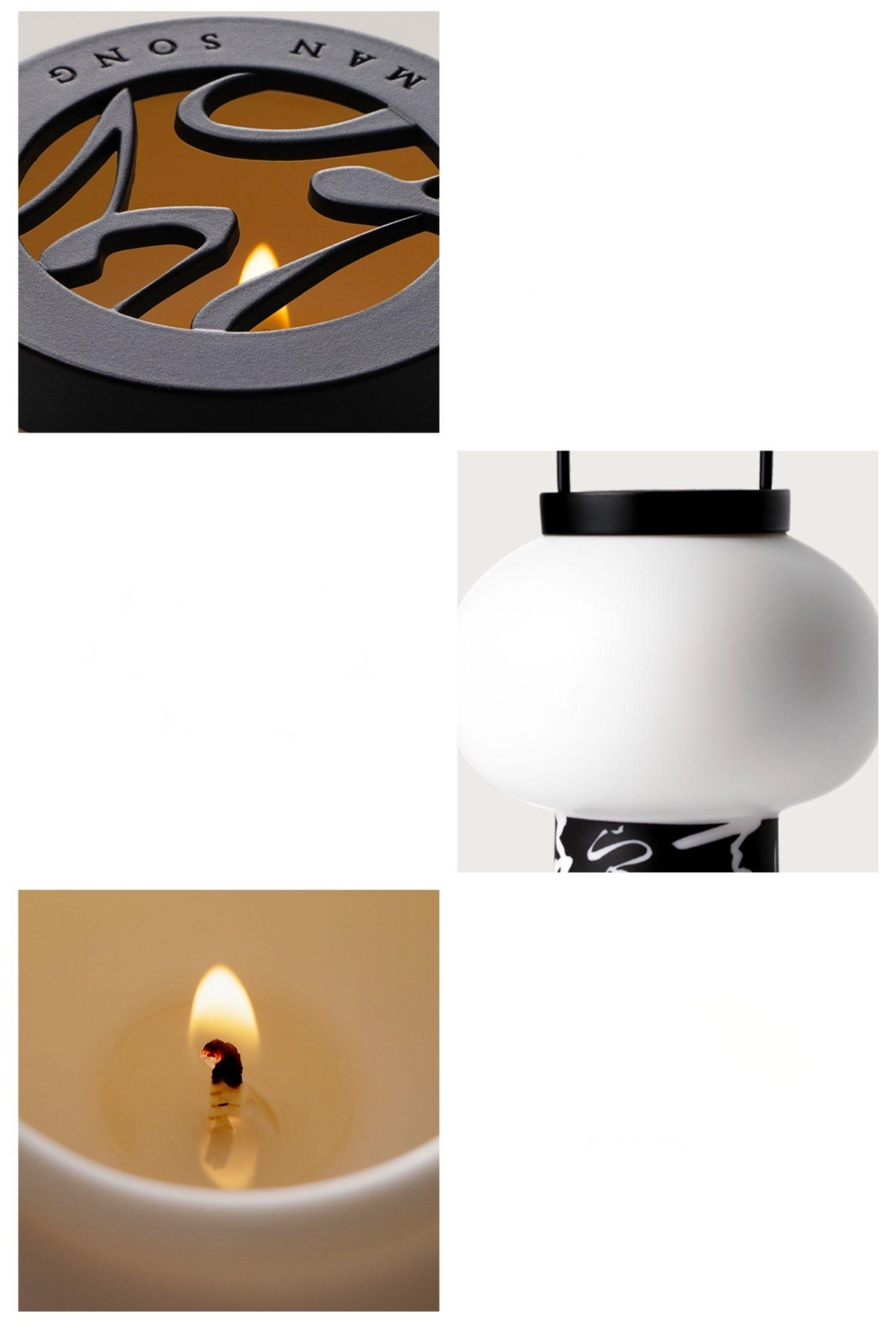 Chinese Calligraphy Scented Candle Lantern