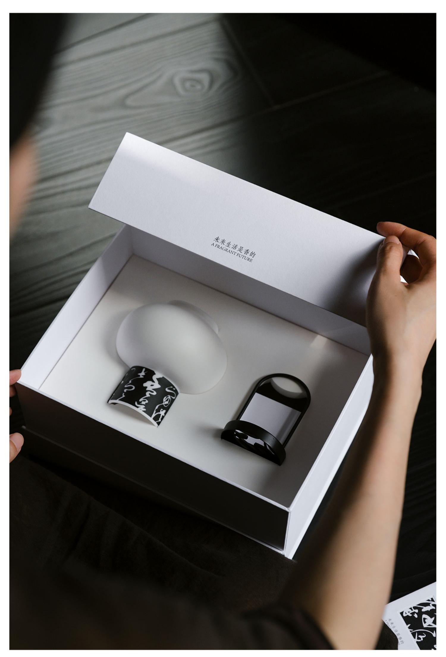Chinese Calligraphy Scented Candle Lantern