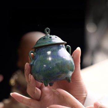 Handmade Song-Style Lacquered Ceramic Incense Burner