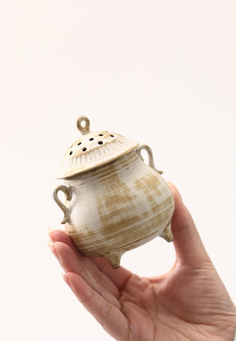 Handmade Song-Style Lacquered Ceramic Incense Burner