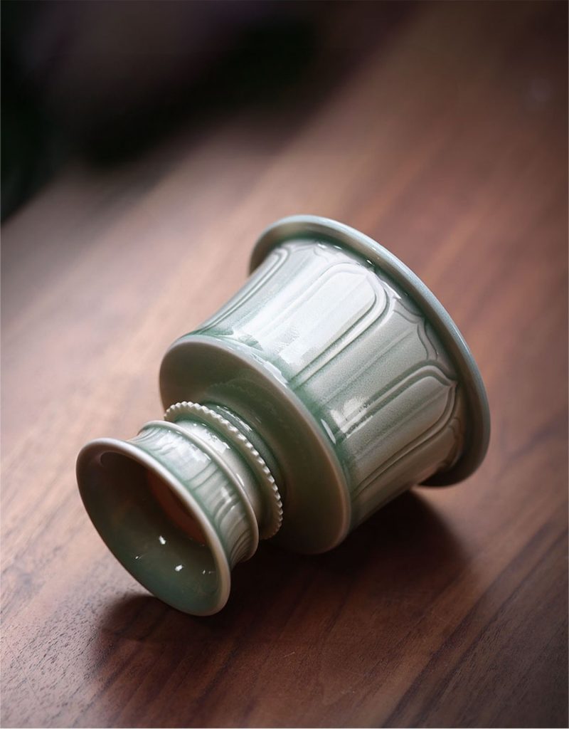 Song-Style Handcrafted Incense Burner in Jade Green