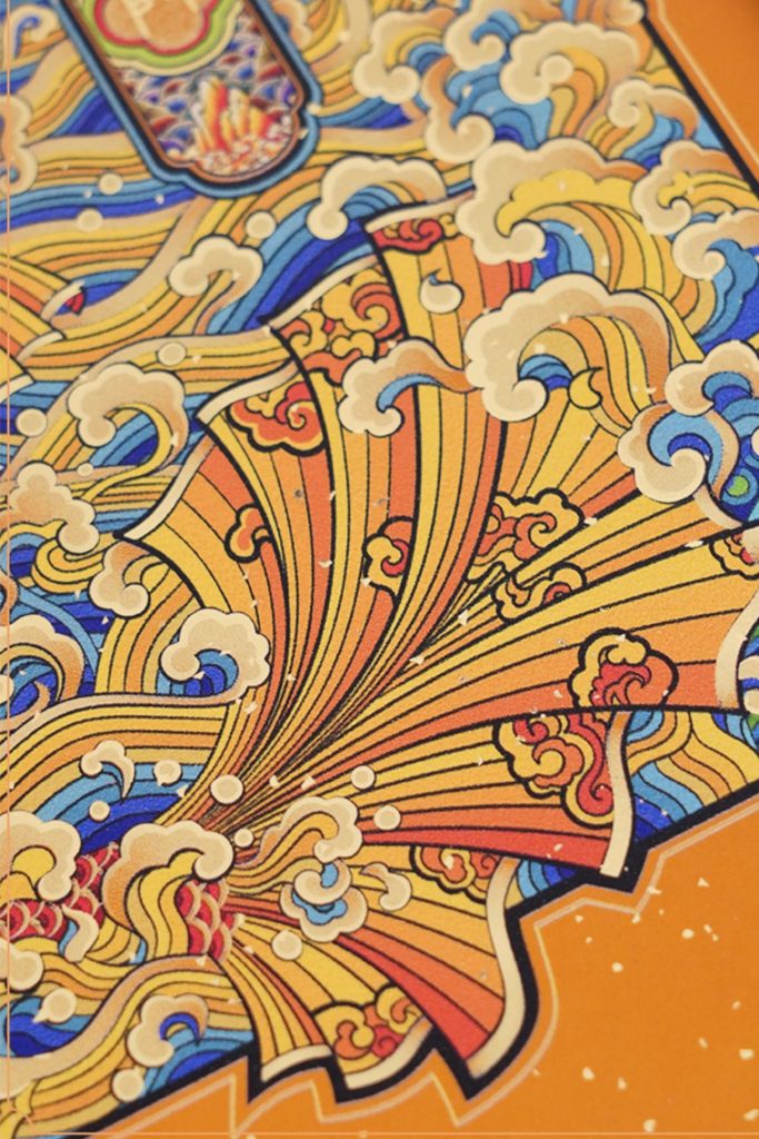 Chinese Koi Fish Brass Painting – Feng Shui Artisan Panel