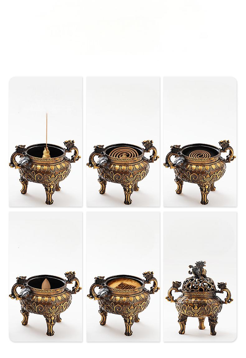 Ming Dynasty Xuande Incense Burner with Lid