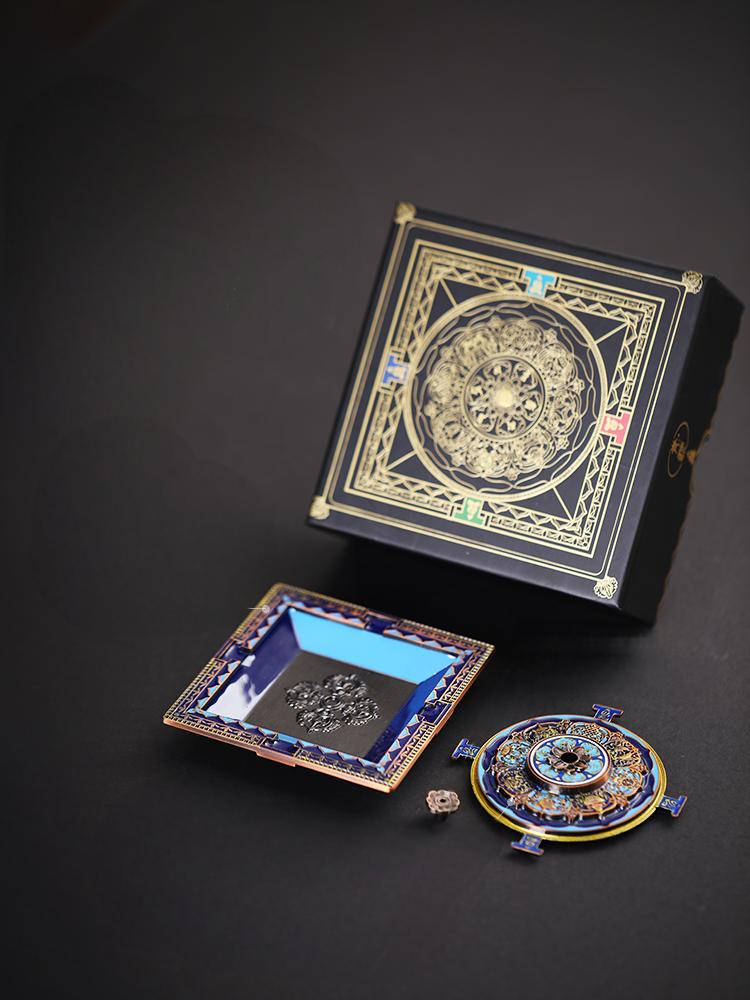 Mandala-designed Tibetan Incense Burner