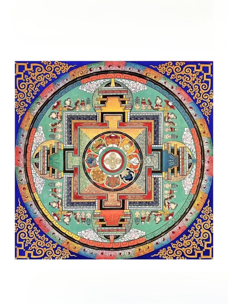 Mandala-designed Tibetan Incense Burner