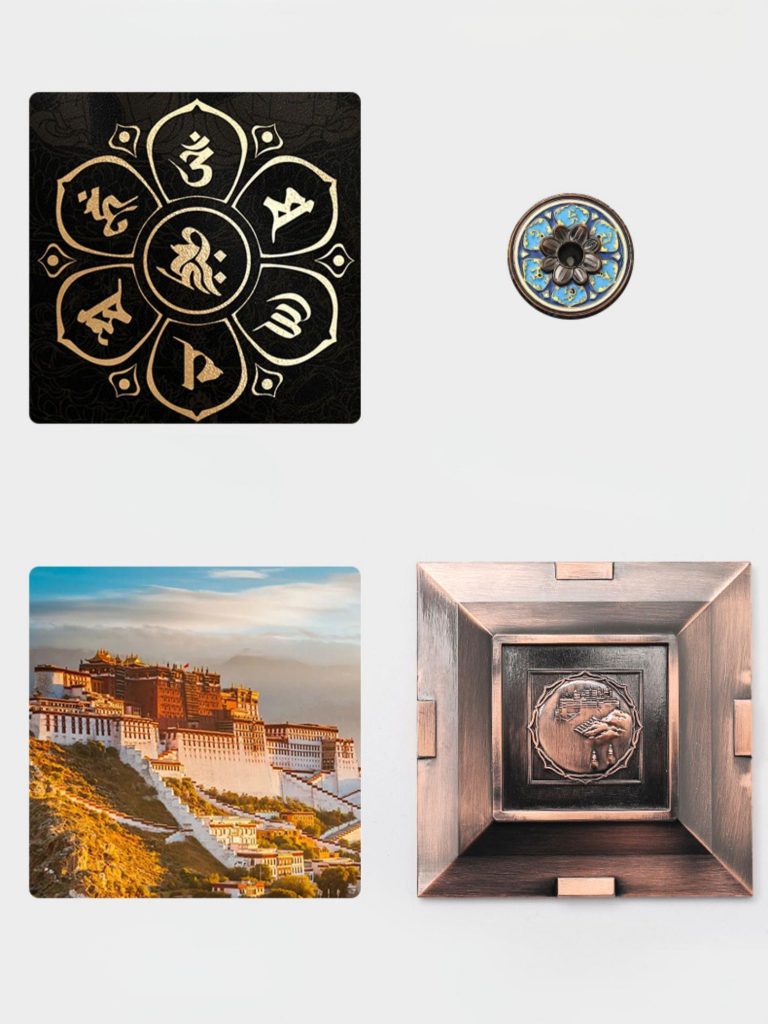 Mandala-designed Tibetan Incense Burner