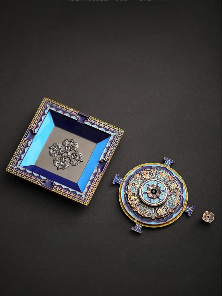 Mandala-designed Tibetan Incense Burner