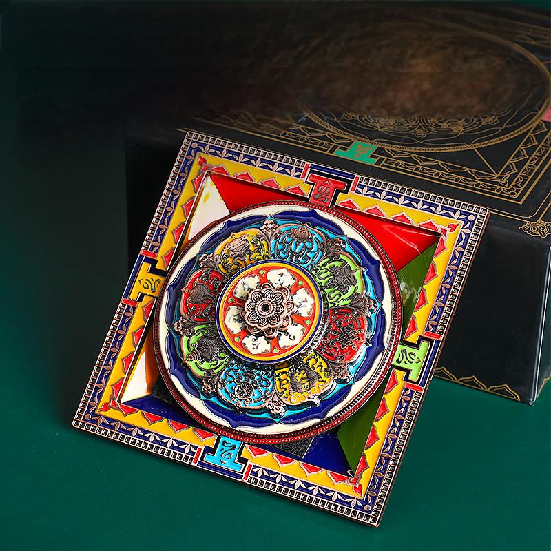 Mandala-designed Tibetan Incense Burner