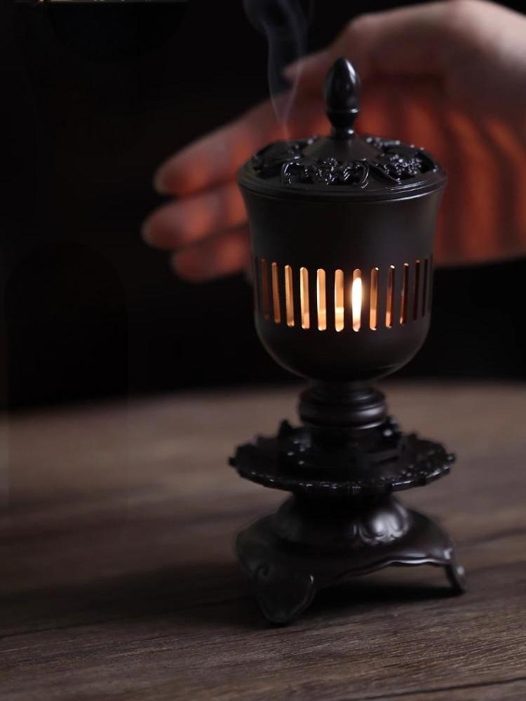 Song Dynasty-Inspired Copper Incense Burner Lantern Antique Replica