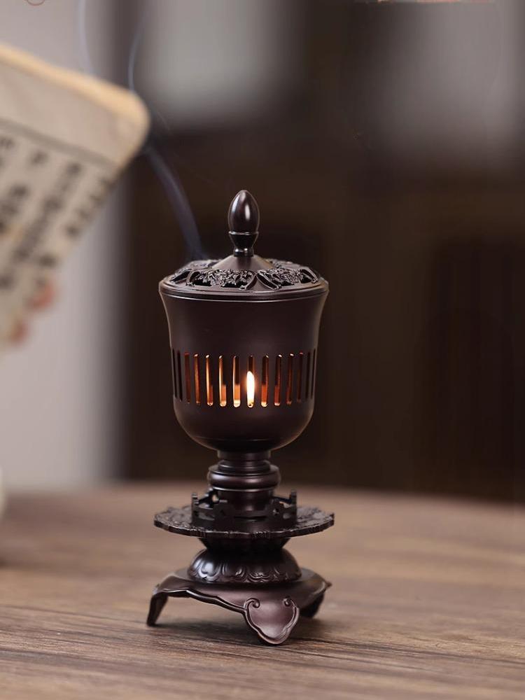 Song Dynasty-Inspired Copper Incense Burner Lantern Antique Replica