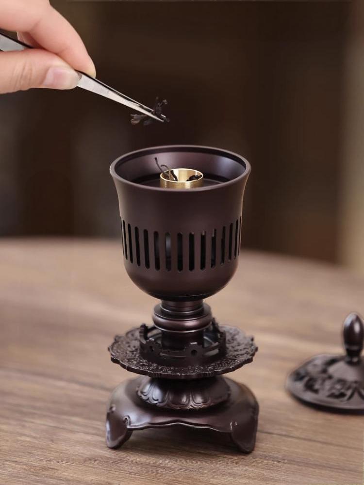 Song Dynasty-Inspired Copper Incense Burner Lantern Antique Replica