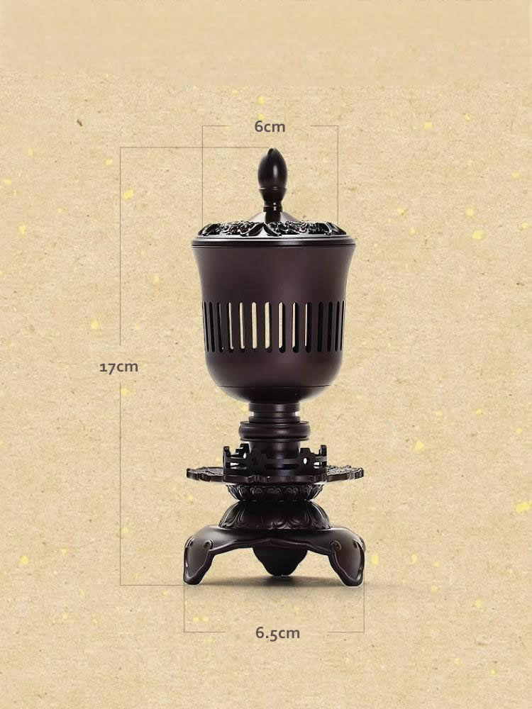 Song Dynasty-Inspired Copper Incense Burner Lantern Antique Replica