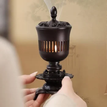 Song Dynasty-Inspired Copper Incense Burner Lantern Antique Replica