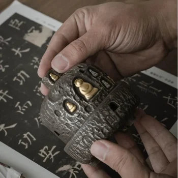 Buddha Cave-Inspired Ceramic Incense Burner